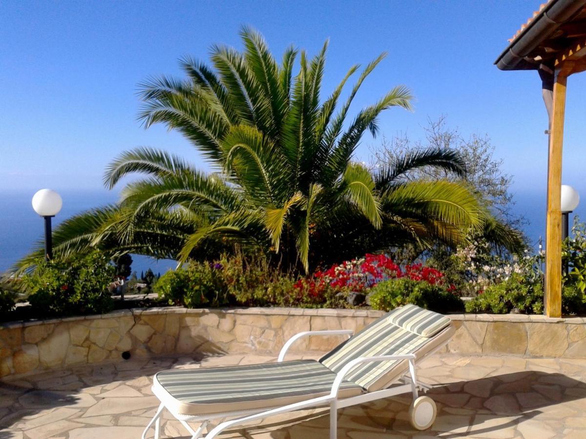 Feriendomizil Finca Tijarafe Mit Beheiztem, Abdeckbarem Pool Exterior foto
