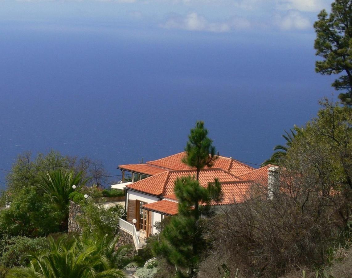 Feriendomizil Finca Tijarafe Mit Beheiztem, Abdeckbarem Pool Exterior foto