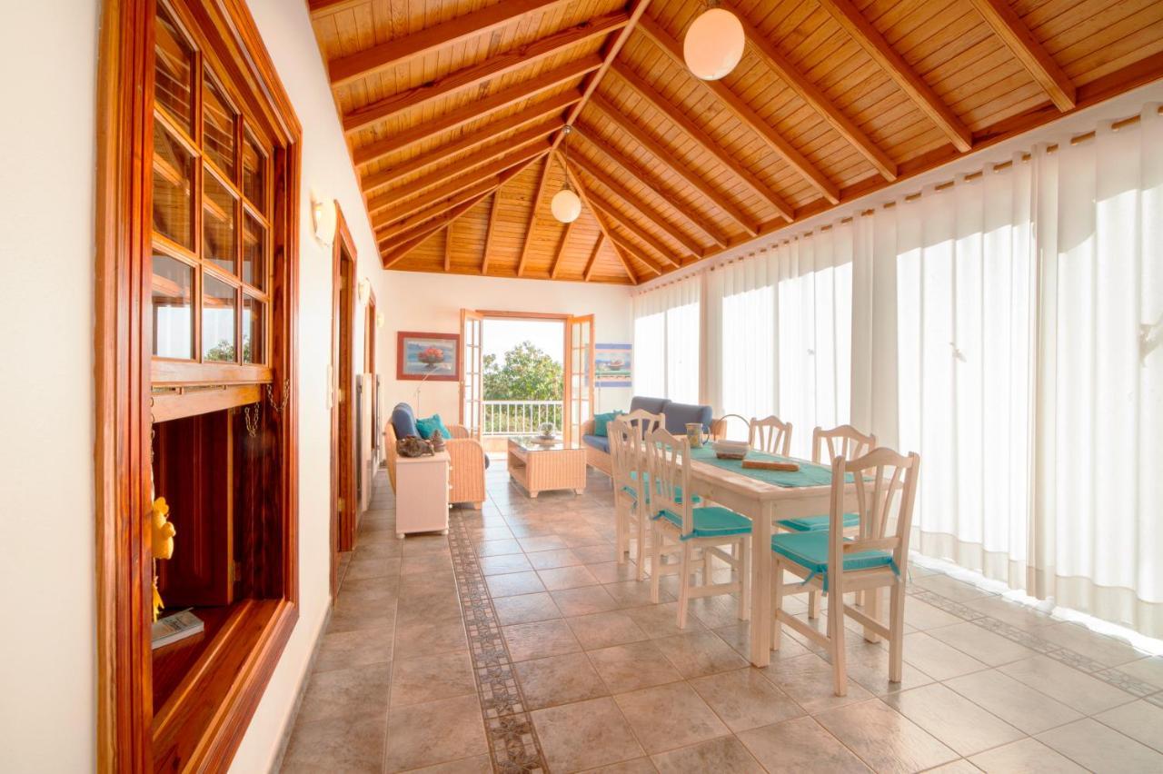 Feriendomizil Finca Tijarafe Mit Beheiztem, Abdeckbarem Pool Exterior foto