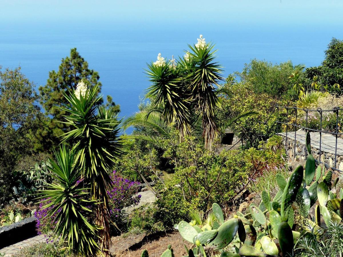 Feriendomizil Finca Tijarafe Mit Beheiztem, Abdeckbarem Pool Exterior foto