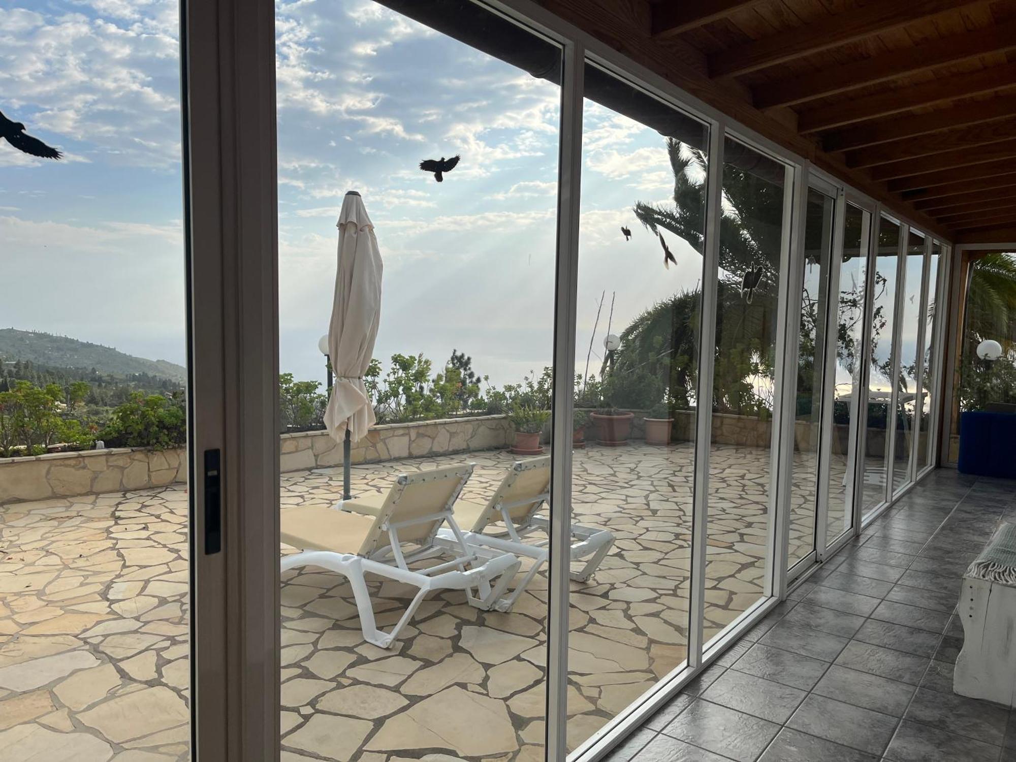 Feriendomizil Finca Tijarafe Mit Beheiztem, Abdeckbarem Pool Exterior foto