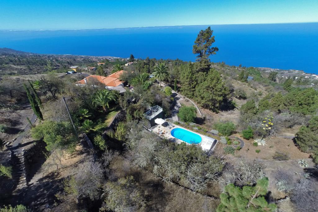 Feriendomizil Finca Tijarafe Mit Beheiztem, Abdeckbarem Pool Exterior foto