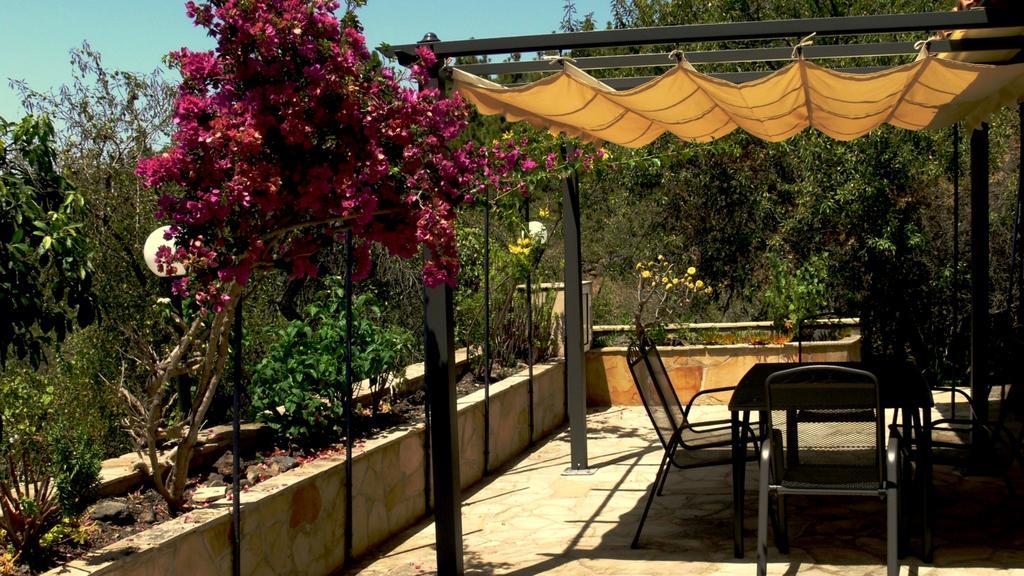 Feriendomizil Finca Tijarafe Mit Beheiztem, Abdeckbarem Pool Exterior foto